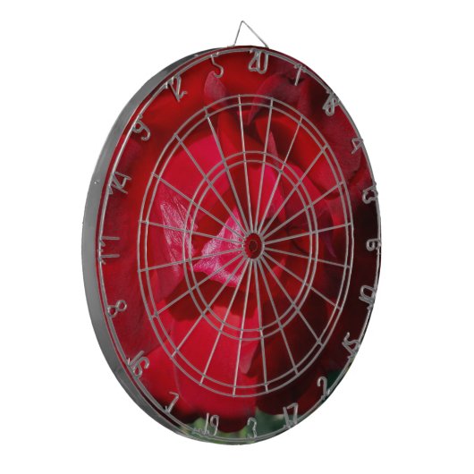 Herbstrot Dartscheibe (Vorderseite Links)