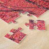 Herbstrot - Herbstbaume Puzzle (Seite)