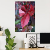 Herbstrot Poster (Heimbüro)