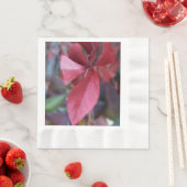 Herbstrot Serviette (Beispiel)