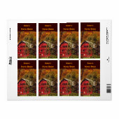 Herbstroter Stallbeerlabel (Vorne)