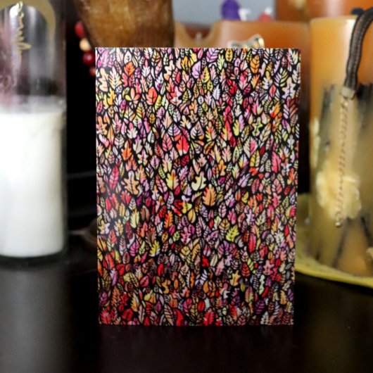 Herbstrückgang Feiertagskarte