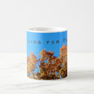 Herbstrückgang Kaffeetasse