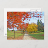 Herbstrückgang Postkarte (Vorne/Hinten)
