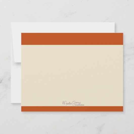 Herbstrückgänge Mitteilungskarten (Rückseite)