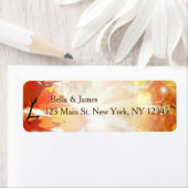 Herbstrückgänge Rücksendeadressen-Aufkleber (Insitu)