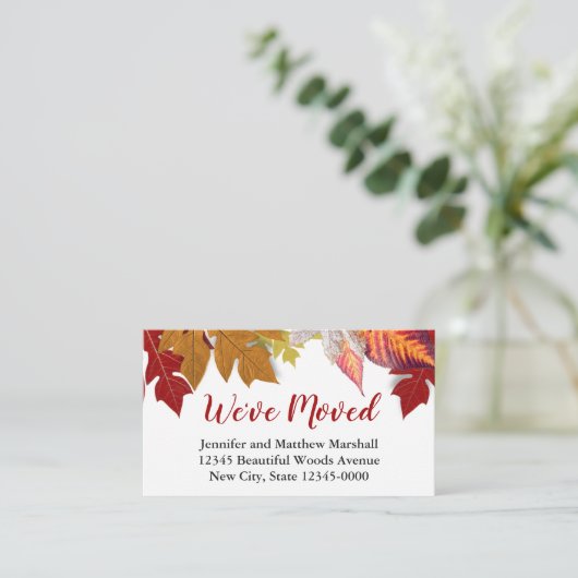 Herbstrückstände - Ankündigung Begleitkarte (Stehend Vorderseite)