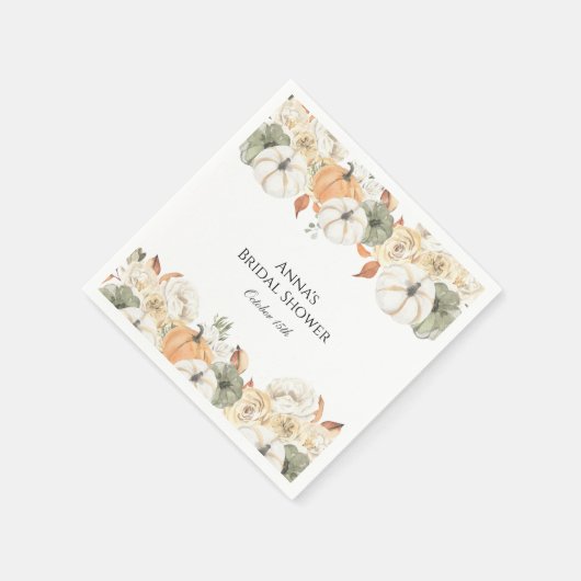 Herbstruhr Serviette (Ecke)