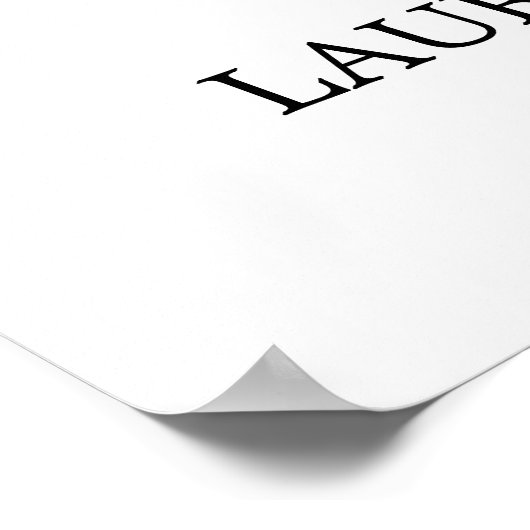 Herbstrumpf Wasserfarbe - Begrüßungszeichen Poster (Ecke)