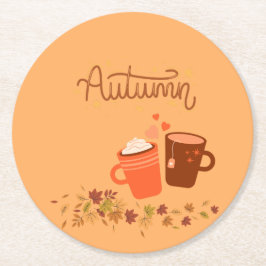 Herbstrunde Untersetzer Set