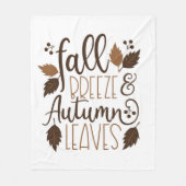 Herbstrutsche Fleecedecke (Vorderseite)