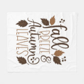 Herbstrutsche Fleecedecke (Vorderseite (Horizontal))