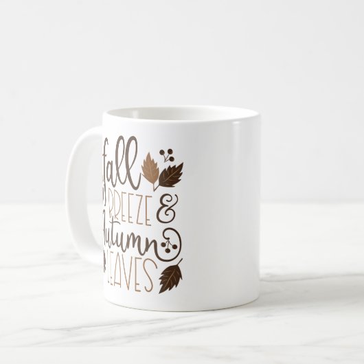 Herbstrutsche Kaffeetasse (Vorderseite Links)