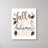 Herbstrutsche Leinwanddruck (Vorderseite)