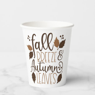 Herbstrutsche Pappbecher