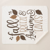 Herbstrutsche Sherpadecke (Vorderseite (Horizontal))