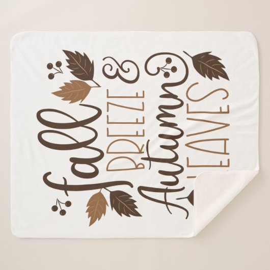 Herbstrutsche Sherpadecke (Vorderseite (Horizontal))