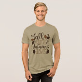 Herbstrutsche Tri-Blend Shirt (Vorderseite voll)