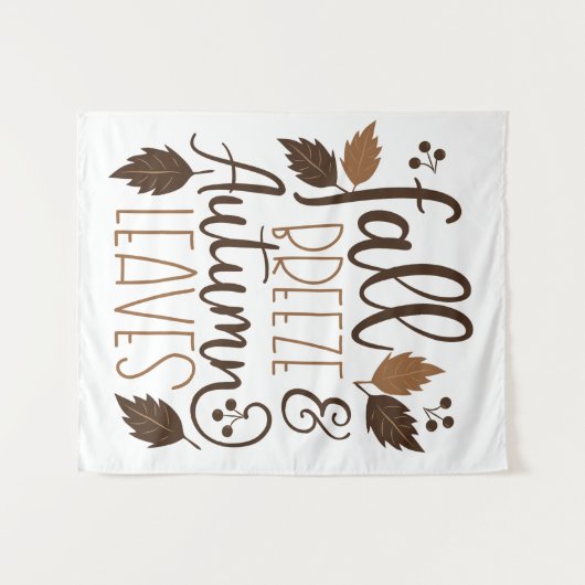 Herbstrutsche Wandteppich (Vorderseite (Horizontal))