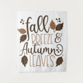 Herbstrutsche Wandteppich (Vorderseite)