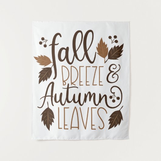 Herbstrutsche Wandteppich (Vorderseite)