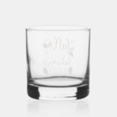 Herbstrutsche Whiskyglas (Rückseite)