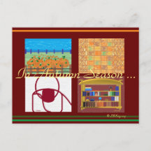 Herbstsaison 2021 Postkarte