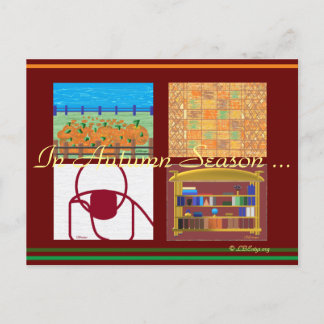 Herbstsaison 2021 Postkarte