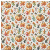 Herbstsaison Blätter und Kürbismuster Stoff (Muster)