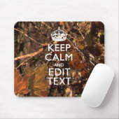 Herbstsaison Camouflage Behalte Beruhigung Ihres T Mousepad (Mit Mouse)