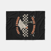 Herbstsaison creep it Real dick Thcks Spooky Vib Fleecedecke (Vorderseite (Horizontal))