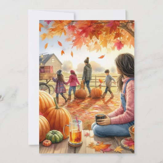 Herbstsaison - Einladung (Rückseite)