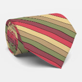 Herbstsaison Erde Tone Farben auf Aquarellpapier Krawatte (Gerollt)