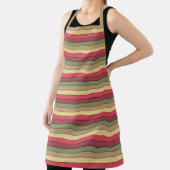 Herbstsaison Erde Tone Farben auf Aquarellpapier Schürze (InSitu)