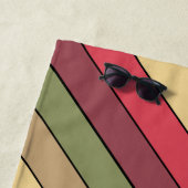 Herbstsaison Erde Tone Farben auf Aquarellpapier Strandtuch (Beispiel)