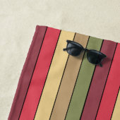 Herbstsaison Erde Tone Farben auf Aquarellpapier Strandtuch (Beispiel)