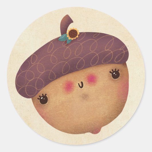 Herbstsaison Erntedank Halloween Sticker (Vorderseite)