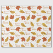 Herbstsaison Geschenkpapier (Flach)