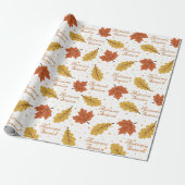Herbstsaison Geschenkpapier (Ungerollt)