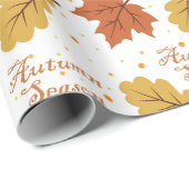 Herbstsaison Geschenkpapier (Rolleneckpunkt)