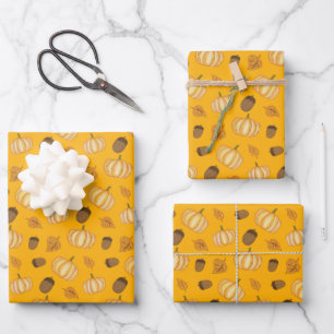 Herbstsaison Geschenkpapier Set