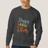 Herbstsaison glücklich Fall Hirsch Sweatshirt (Vorderseite)
