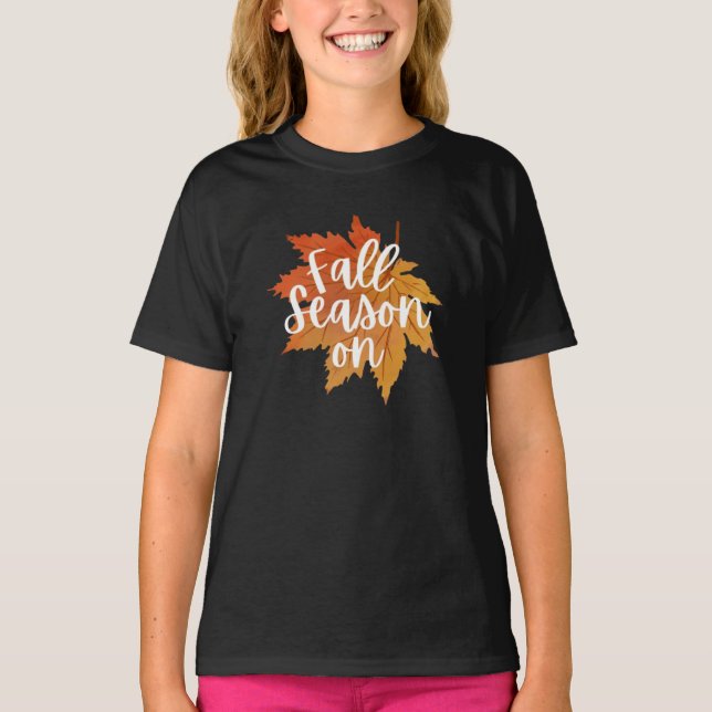 Herbstsaison im Herbst T-Shirt (Vorderseite)