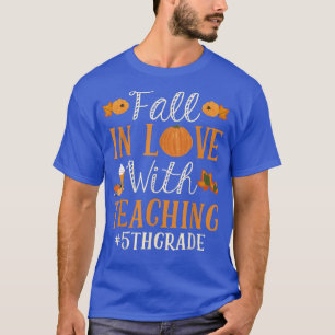 Herbstsaison in Liebe mit Unterricht 5. Klasse T-Shirt