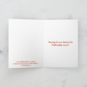 Herbstsaison Inspiration Bibel Verse Karte (Innenseite)