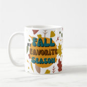 Herbstsaison meine Lieblingssaison Groovy-vibes Kaffeetasse (Links)
