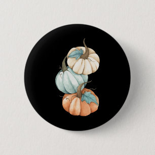 Herbstsaison - Niedlich gefärbter Pastell Pumpkin Button