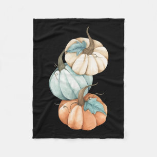 Herbstsaison - Niedlich gefärbter Pastell Pumpkin Fleecedecke