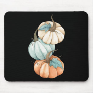 Herbstsaison - Niedlich gefärbter Pastell Pumpkin Mousepad