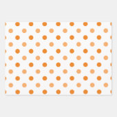 Herbstsaison Polka Dot Muster Geschenkpapier Set (Vorderseite 3)
